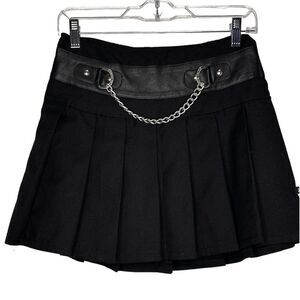 Royal Bones Daang Goodman Black Pleated Skirt Size XS